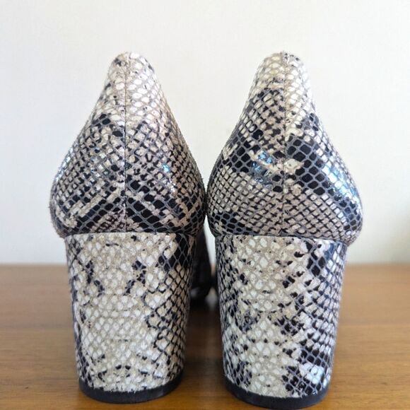 Corso Como Snakeskin Pump Heels 7 1/2 Mob Wife Whimsigoth Rebel Punk Rock Chic - Picture 7 of 12